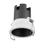 Ledvance LED Spot Twist Pro Aluminium Zwart Reflector 5W 350lm 30D - 830 Warm Wit | 70mm - Zaagmaat 65mm - IP20