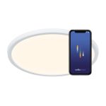 Nordlux  LED Plafondlamp Oja Smart Wit 30W 3500lm 120D - 822-865 Afstembaar Wit | Dimbaar – IP20