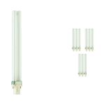 Voordeelpak 10x Philips PL-S 11W 840 2P (MASTER) | Koel Wit - 2-Pin