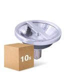 Voordeelpak 10x Noxion Lucent LED Spot AR70 BA15d 6W 350lm 36D - 927 Zeer Warm Wit | Beste Kleurweergave - Dimbaar - Vervangt 50W