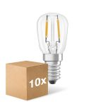 Voordeelpak 10x Ledvance Special LED E14 Buis one-handed Filament Helder 1.3W 110lm - 827 Zeer Warm Wit | Vervangt 12W