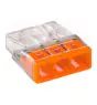 Wago 2273-203 Lasklem Compact | 3 Kabel Aansluiting - Doorvoerbedrading