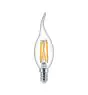 Philips MASTER Value LED Kaars E14 gebogen punt Filament Helder 3.4W 470lm - 927 Zeer Warm Wit | Beste Kleurweergave - Dimbaar - Vervangt 25W