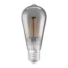 Ledvance Smart+ Wifi E27 Edison Classic Filament Smoky 6W 540lm - 825 Zeer Warm Wit | Dimbaar - Vervangt 50W