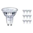 Voordeelpak 10x Philips Corepro LED Spot GU10 PAR16 2.7W 225lm 36D - 830 Warm Wit | Vervangt 25W