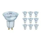 Voordeelpak 10x Osram Parathom GU10 PAR16 4.5W 927 - Zeer Warm Wit | Dimbaar - Vervangt 50W