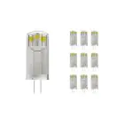 Voordeelpak 10x Noxion LED Bolt G4 1.8W 827 12V | Zeer Warm Wit - Vervangt 20W