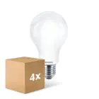 Voordeelpak 4x Philips Classic LED Lamp E27 Peer Mat 17.5W 2452lm - 827 Zeer Warm Wit | Vervangt 150W